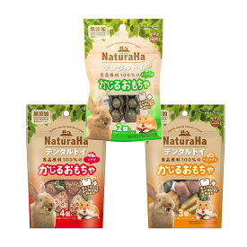 マルカン　ナチュラハデンタルトイ　3種各1個　デンタルトイ　小動物【HLS_DU】　関東当日便