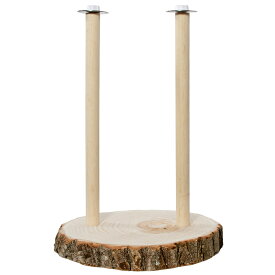 国産　天然素材の吊り下げステージ　くりの木　2本　かじっても安心　かじり木　乾燥くりの木　ハンドメイド　関東当日便