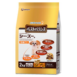 ベストバランス カリカリ仕立て シーズー用 10歳以上用 チキン野菜小魚玄米入り