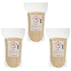 ハムスター　トイレ　国産　ハムスターのトイレ砂　1L×3　ゼオライトサンド　消臭　固まらないタイプ　関東当日便