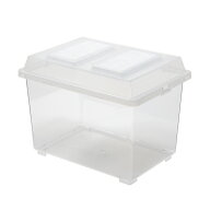 コバエシャッター　小　（230×153×173mm）　プラケース　虫かご　飼育容器　昆虫　カブトムシ　クワガタ