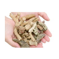 （海水魚）ろ材　ネット入りバクテリア付き　ろ材用ライブロック　クラッシュサイズ（1kg）（形状お任せ）