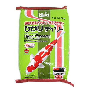 鯉の餌 キョーリン ひかりデイリー 8kg 錦鯉 餌 飼料 関東当日便