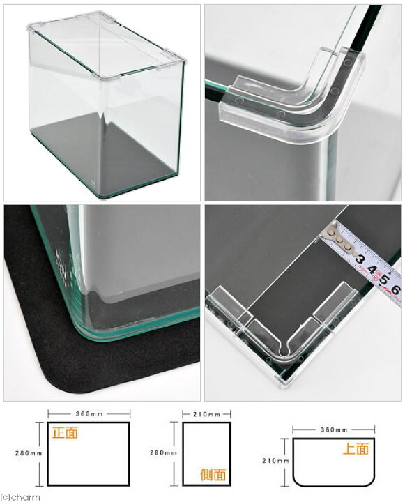 アクアシステム ニューアール ３６０ ３６０ ２１０ ２８０ ３６ｃｍ水槽 単体 お一人様２点限り 関東当日便 Web限定