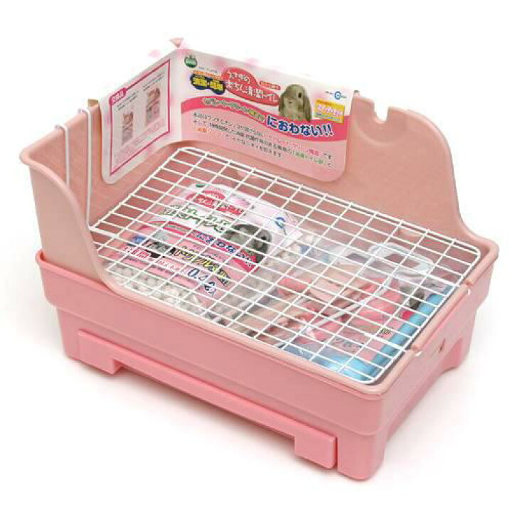 楽天市場 マルカン うさぎの楽ちん清潔トイレ うさぎ用トイレ 四角 関東当日便 Charm 楽天市場店