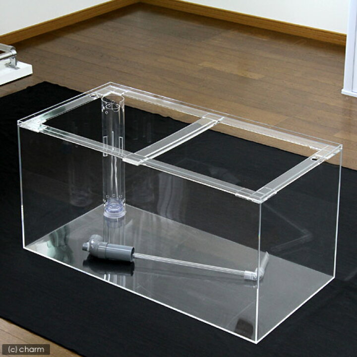 楽天市場】メーカー直送 水槽 アクリル水槽 OF3重管付（サイズ  