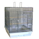 鳥かご　HOEI　465インコ手のりG　ホワイト　（46．5×46．5×56．5cm）　インコ　小型インコ　中型インコ　オウム　…