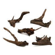 煮込み済み　ドリフトウッド　Sサイズ　約15〜25cm　5本　形状お任せ　アクアリウム　レイアウト素材　流…