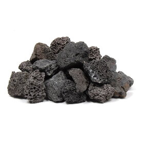 形状お任せ　黒溶岩石　粒サイズミックス　1kg　アクアリウム　レイアウト素材　溶岩石　関東当日便