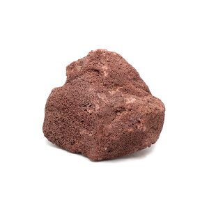 形状お任せ 紅溶岩石 Mサイズ(約13〜18cm) 1個 アクアリウム レイアウト素材 関東当日便