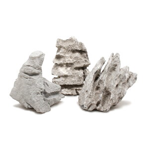 形状お任せ 白風石 Lサイズ(約18〜23cm) 3個 アクアリウム レイアウト素材 関東当日便
