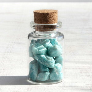 小瓶入りさざれ石 アマゾナイト(天河石) 鉱物 鉱石 飾り石 関東当日便
