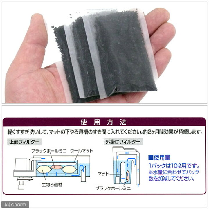 楽天市場 キョーリン ブラックホール ミニ 小型水槽用 関東当日便 Charm 楽天市場店