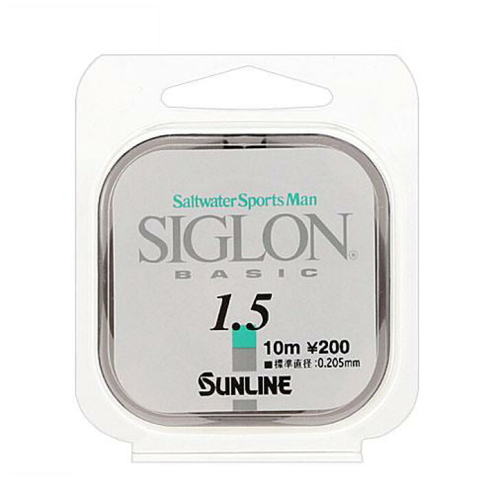 楽天市場 サンライン ｓｉｇｌｏｎベーシック １０ｍ単品 １ ５号 水槽用オブジェ アクアリウム用品 関東当日便 Charm 楽天市場店