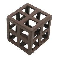 ジャングルジムシェルター　ブロック　S　陶器製　アクアリウム用品　Leaf　関東当日便
