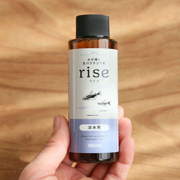 楽天市場 水が輝く生バクテリア剤 ｒｉｓｅ ライズ 淡水用 １００ｍｌ バクテリア 熱帯魚 関東当日便 Charm 楽天市場店