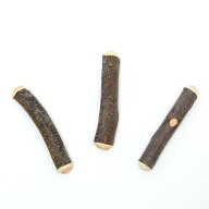 国産　小型〜中型犬用　りんごのかじり木　中枝　ふとめ　3本入　おもちゃ　無添加　無着色　小型犬　中…
