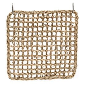 鳥のイ草クライミングマット　ボルダリング　30×30　インコ　おもちゃ　関東当日便