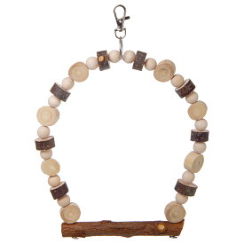 小鳥のナチュラルブランコ　L　小型インコ　中型インコ　幅18×高さ25cm　関東当日便