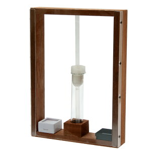 クサヒバリ、カンタンが飼育できる! 小型鳴き虫用アートフレームDIYキット ダークブラウン 関東当日便