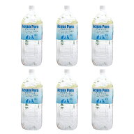 アクアプーラ　純水　2L　6本　ペットウォーター　ドリンク　お一人様1点限り