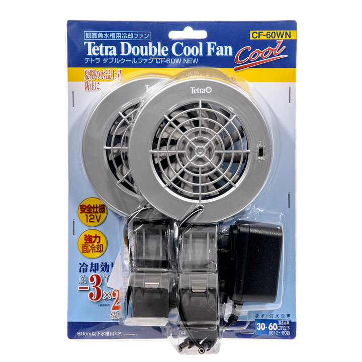 未使用 テトラ クールファンｃｆ ６０ｗ ｎｅｗ 水槽用冷却ファン Smaksangtimur Jkt Sch Id