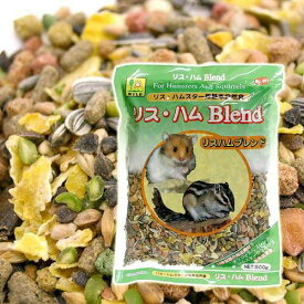 三晃商会　リス・ハムブレンド　500g×6　ハムスターフード　えさ　エサ　餌　関東当日便