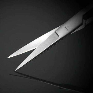 両鋭 ステンレス製ハサミ 剪刀 ストレートタイプ(全長 16.5cm) 関東当日便