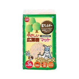 マルカン　やさしい広葉樹マット　30L　うさぎ　ハムスター　床材　ハリネズミ　モルモット　小動物　敷材　お一人様6点限り　関東当日便