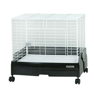 うさぎケージ 三晃商会 イージーホーム・エボ60 BK(ブラック)(62×50.5×55cm)うさぎ ケージ 関東当日便