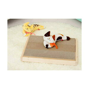 猫 爪とぎ(つめとぎ) カリカリくん床暖房 大(木枠+カイロ10個+カリカリくん粗目6枚) お一人様4点限り 関東当日便