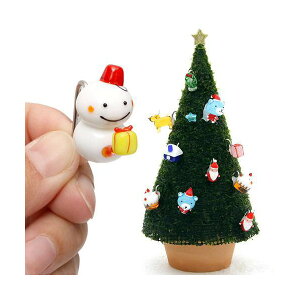 モスツリー用 ガラスオーナメント プレゼント雪ダルマ 1個 クリスマス 関東当日便