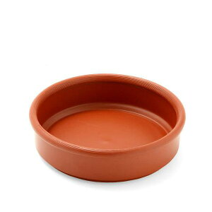 アラタ BIRD HOUSE A−40 常滑焼 朱泥丸餌入 15cm 鳥 皿 エサ入れ 関東当日便