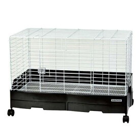 うさぎケージ　三晃商会　イージーホームエボ80BK　WS（81×50．5×55cm）　ワイヤーメッシュスノコ仕様　うさぎ　ケージ　お一人様1点限り　関東当日便