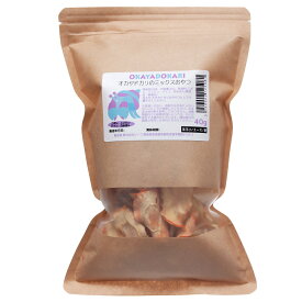 国産　オカヤドカリのミックスおやつ　40g　（ニボシ・ニンジン・パイン・白米ぽん）　関東当日便