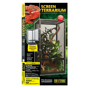 爬虫類ケージ GEX エキゾテラ スクリーンテラリウム 4590 PT2676 爬虫類 ケージ メッシュケージ カメレオン 関東当日便