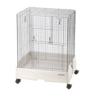 三晃商会 イージーホーム60 ハイメッシュ WH(ホワイト)(62×50.5×78cm) チンチラ デグー フクロモモンガ ケージ 関東当日便