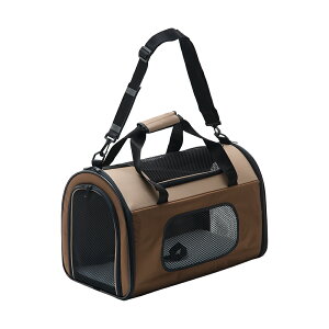 アイリスオーヤマ 折りたたみソフトキャリー Mサイズ ブラウン POTC−500A 関東当日便