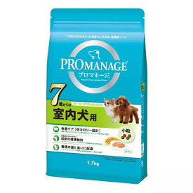 ドッグフード　プロマネージ　7歳からの室内犬用　1．7kg　4袋　関東当日便