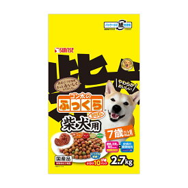 ドッグフード　ゴン太のふっくらソフト　柴犬用　7歳以上用　2．7kg　関東当日便