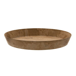 amabro アートストーン ラウンド ソーサー ベージュ 30cm 植木鉢 鉢皿 おしゃれ 大型 関東当日便