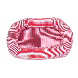 レインボー　うさちゃんのハッピーベッド　ボーダーレッド　ウサギ　モルモット　関東当日便