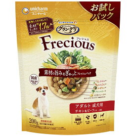 ドッグフード　グラン・デリ　フレシャス　アダルト　チキン＆ビーフ入り　200g　関東当日便