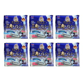GEX　ヒノキア　三角トイレシーツ　22枚×6　うさぎ　国産　関東当日便
