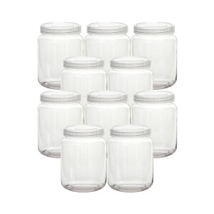 飼育容器 クリアボトル 800cc 通気口付(フタの色:クリア)×10個 関東当日便