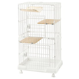 アイリスオーヤマ　ミニキャットケージ　ハンモック付き　PMCC−115H　マットホワイト　猫　ケージ　キャットケージ　関東当日便