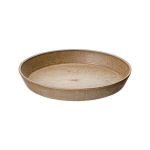 amabro アートストーン ラウンド ソーサー ベージュ 14cm 植木鉢 鉢皿 おしゃれ 関東当日便