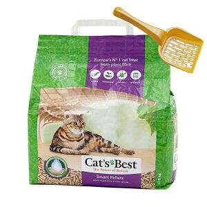 猫砂 専用スコップおまけ付き レッテンマイヤー キャッツベスト 固まる木のネコ砂 スマートペレット 10L お一人様4点限り 関東当日便