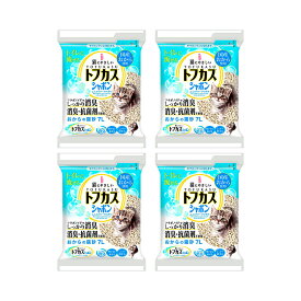 猫砂　トフカスシャボン　7L×4袋　ふんわりソープの香り　おからの猫砂　固まる　燃やせる　流せる　関東当日便