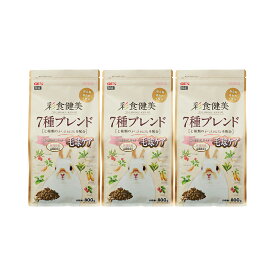 GEX　彩食健美　7種ブレンド　毛球ケア　800g×3　関東当日便